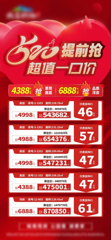 源文件下载【520一口价特价房单图】编号：28520028565897397