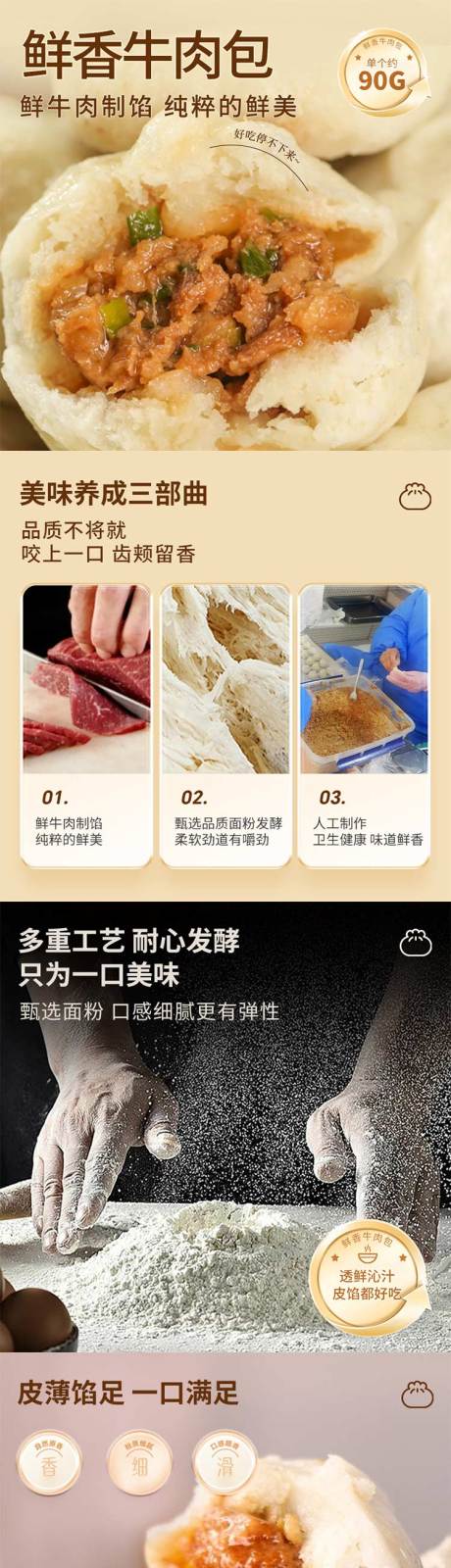 牛肉包子详情页