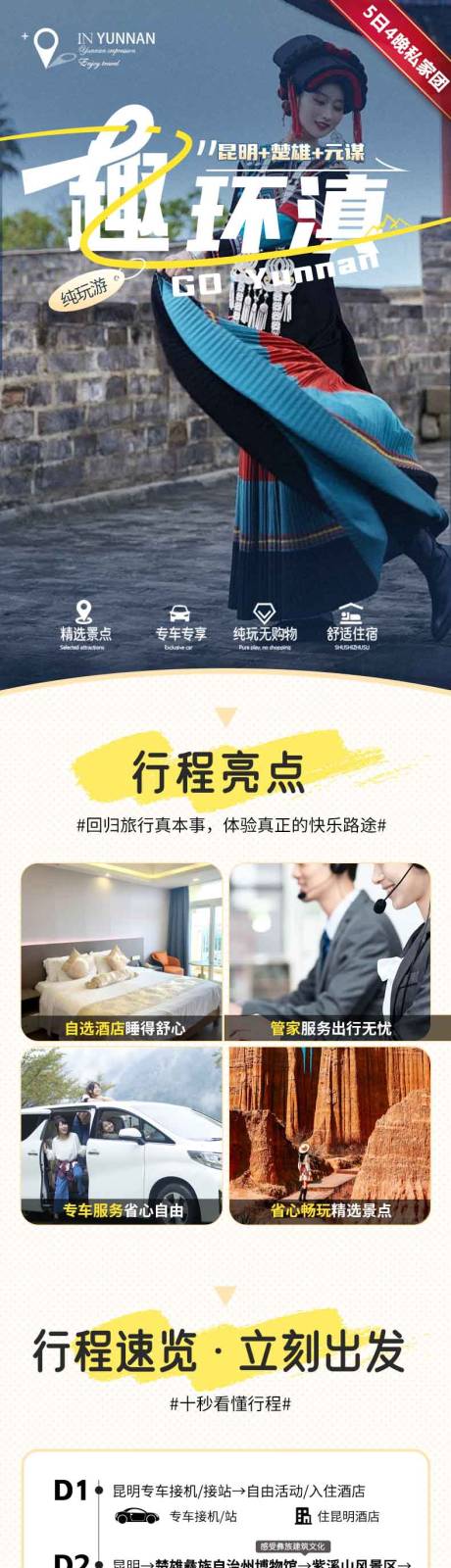 源文件下载【滇中环线云南旅游详情页】编号：18410029037763161