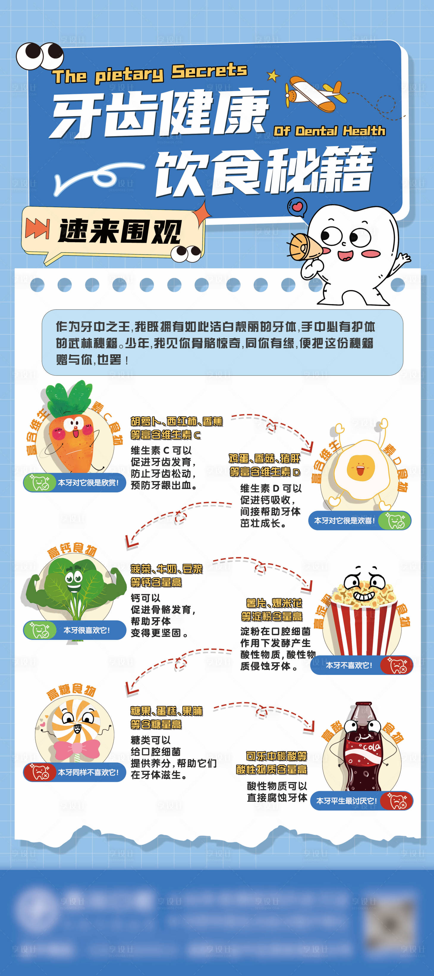 源文件下載【享設(shè)計(jì)】搜索編號(hào)：63300029046292634【口腔健康科普海報(bào)】