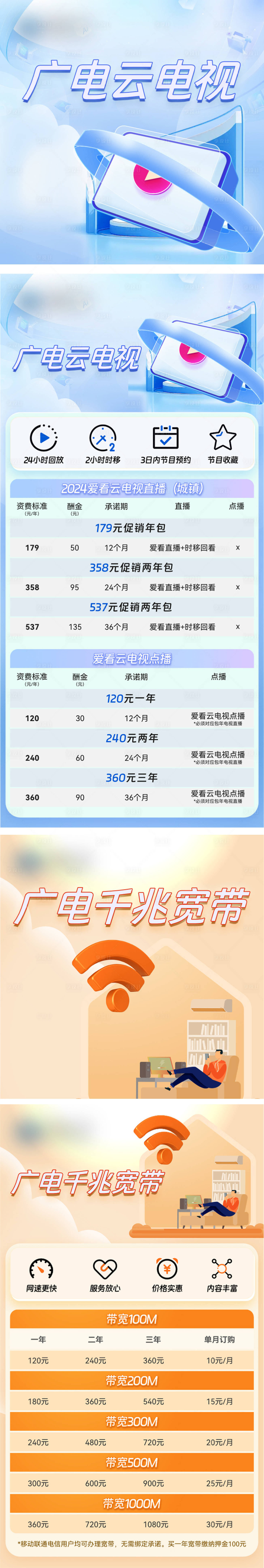 源文件下載【享設計】搜索編號：32020029051741633【廣電云電視與寬帶套餐宣傳設計】