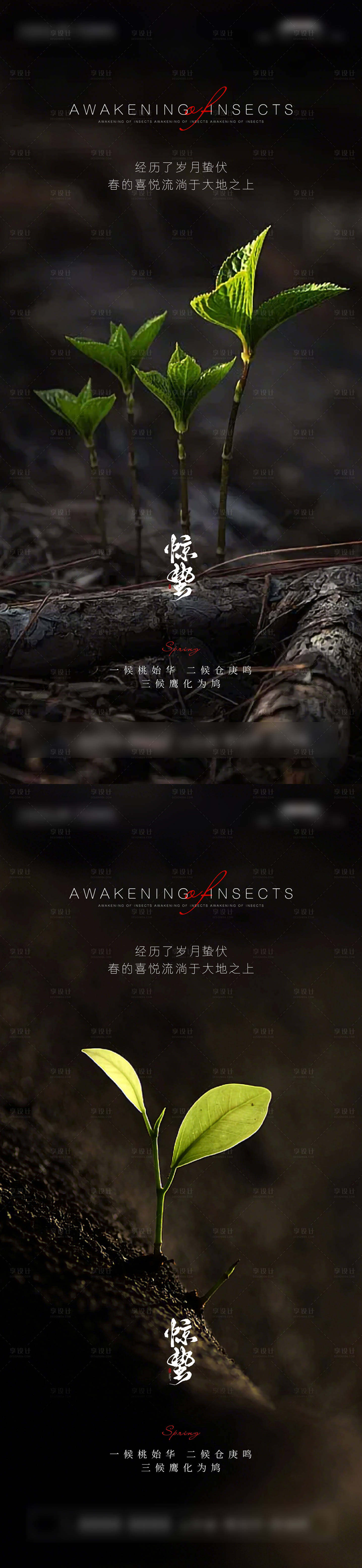 源文件下載【享設計】搜索編號：42000029077242311【驚蟄節氣海報】