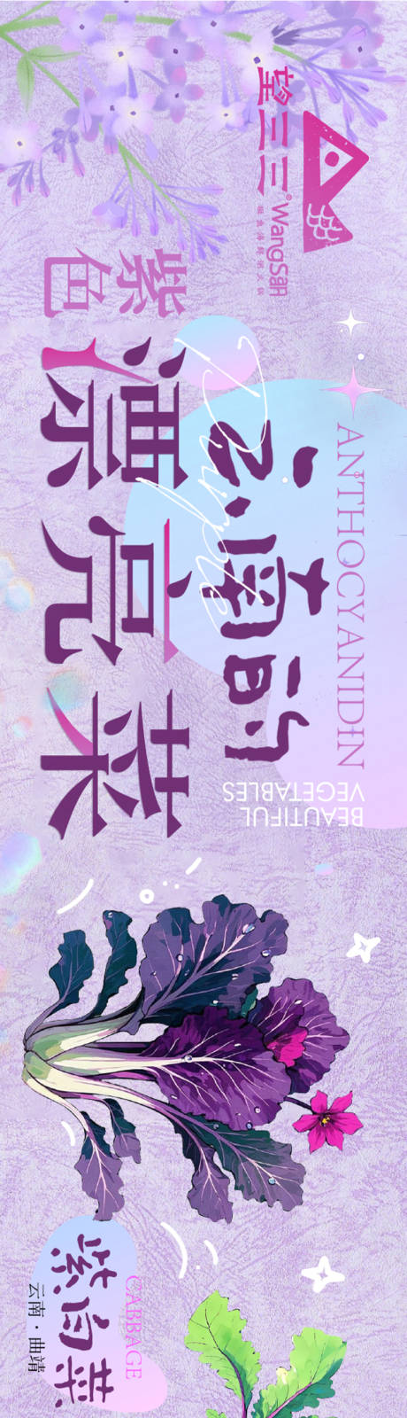 源文件下载【云南紫色漂亮菜五连图】编号：18280029092844299