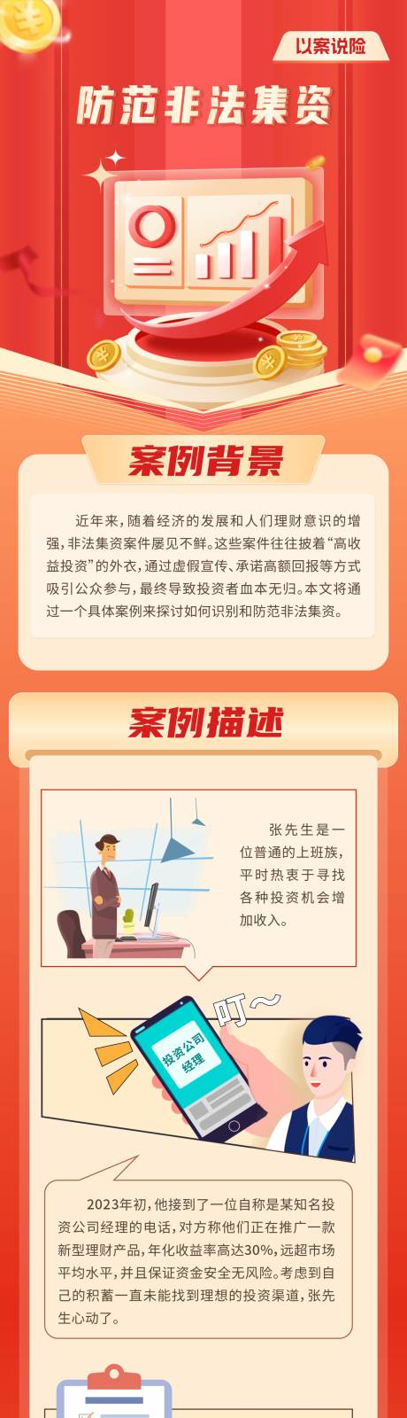 防诈长图专题设计