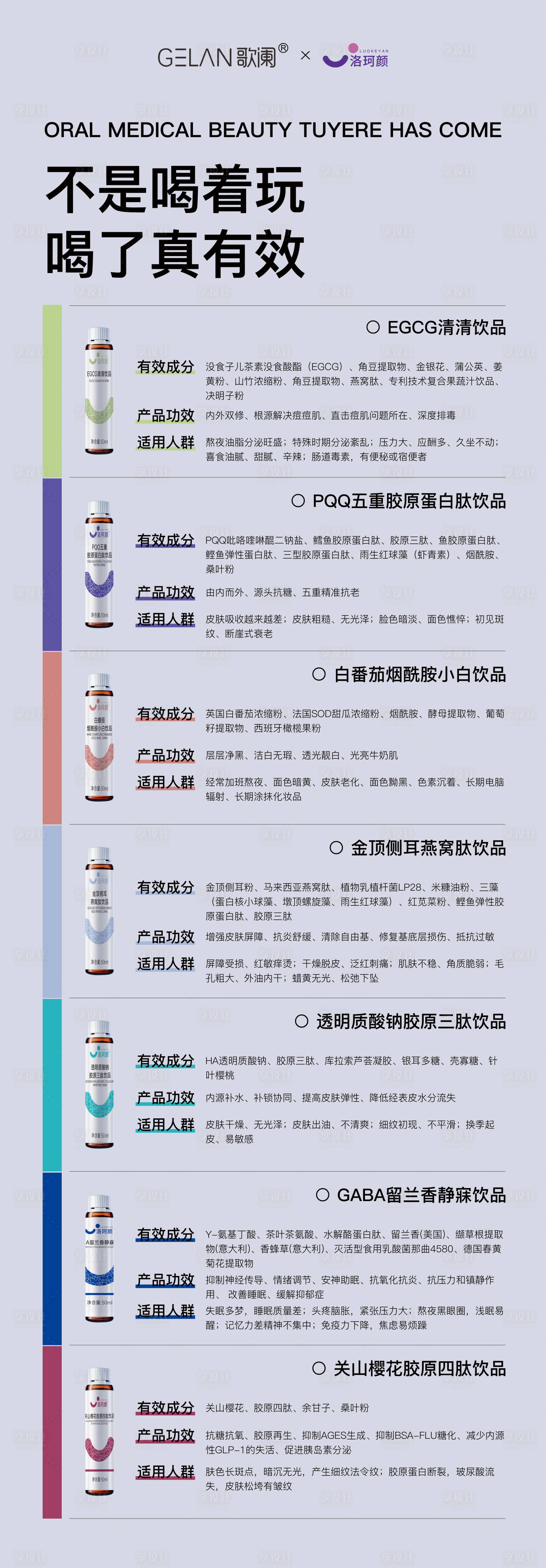 源文件下载【享设计】搜索编号：52630029060915634【医美产品海报口服饮品高级感海报】