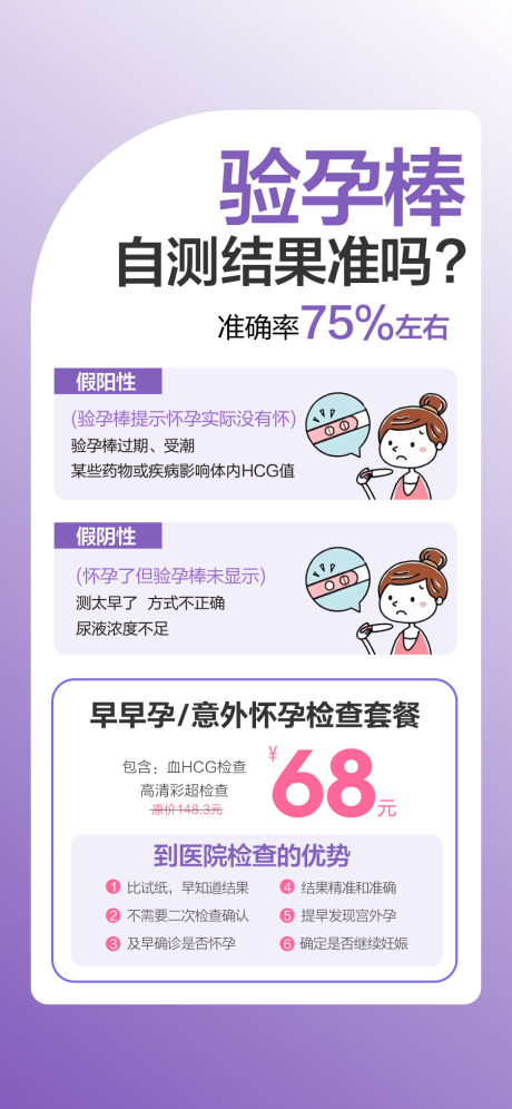 源文件下载【早孕检查科普海报】编号：83940029096561019