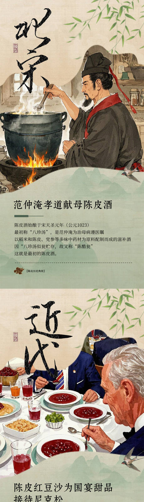 陈皮典故系列海报