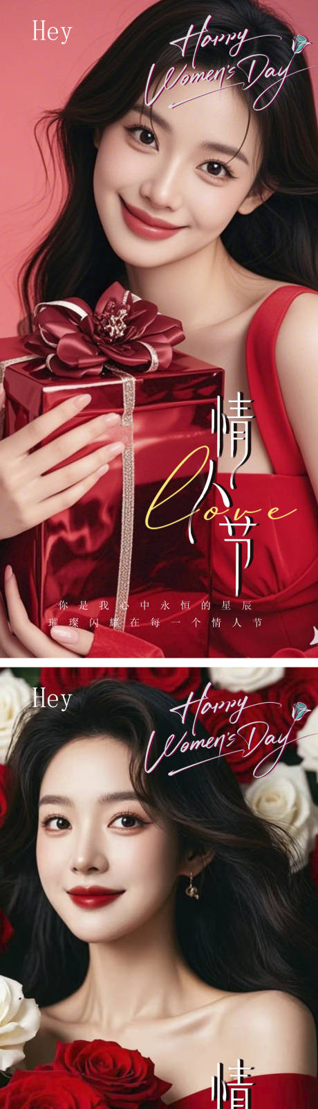 源文件下載【享設計】搜索編號：59440028789895876【情人節系列海報女神節系列海報】