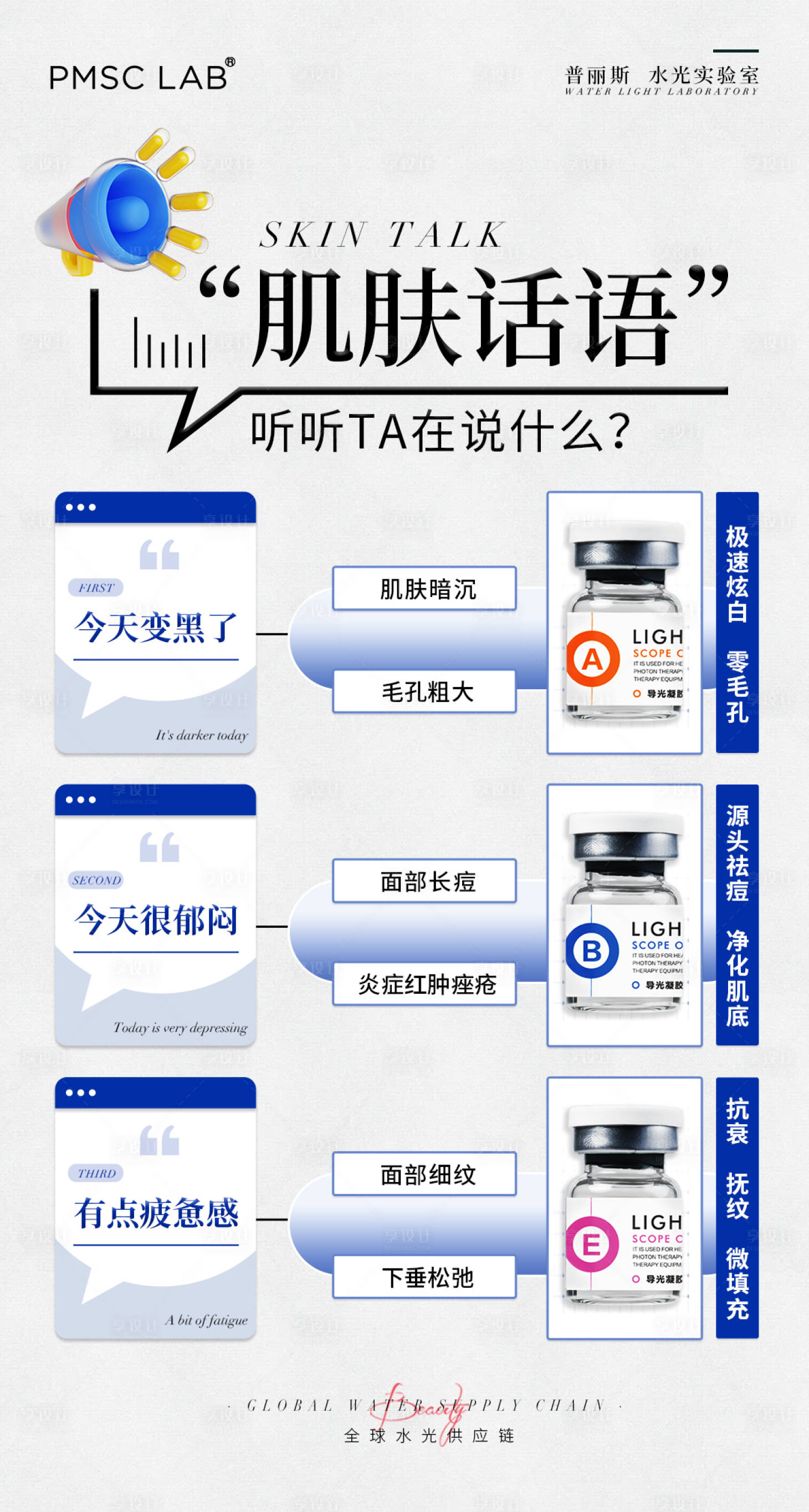 源文件下載【享設計】搜索編號：68650028743663868【水光產品海報】