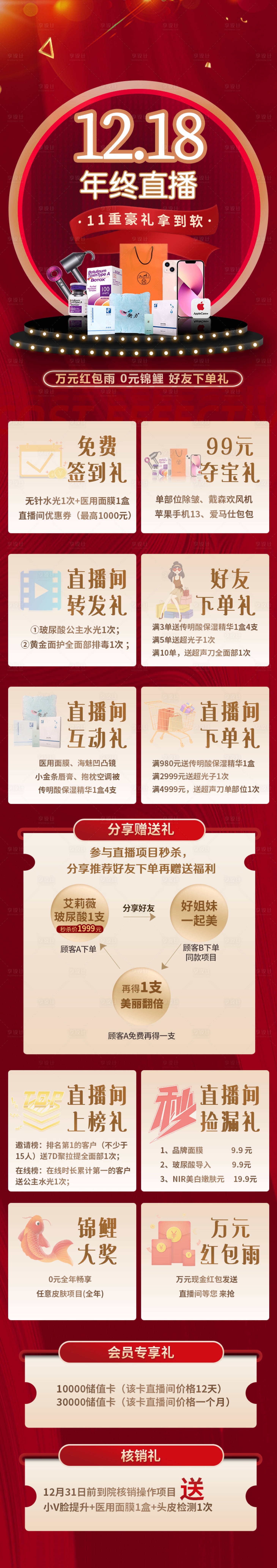 源文件下載【醫(yī)美年終直播長圖】編號(hào)：39260028850871011