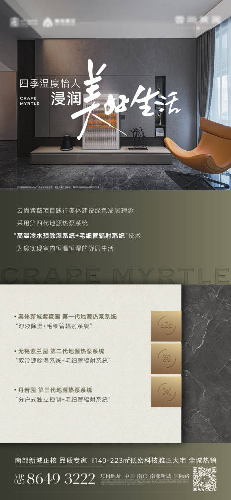 地产科技住宅价值海报