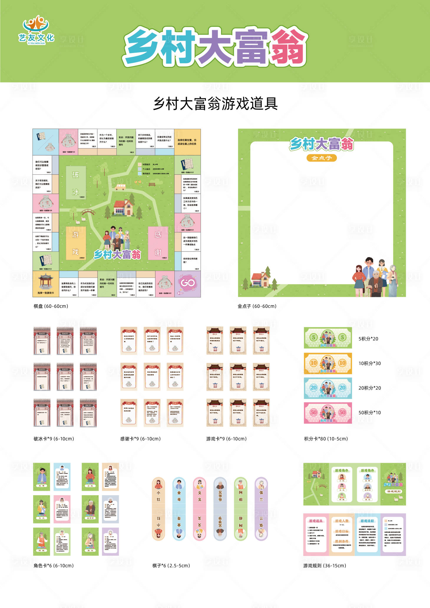 源文件下载【享设计】搜索编号：23140028695375034【乡村大富翁游戏】