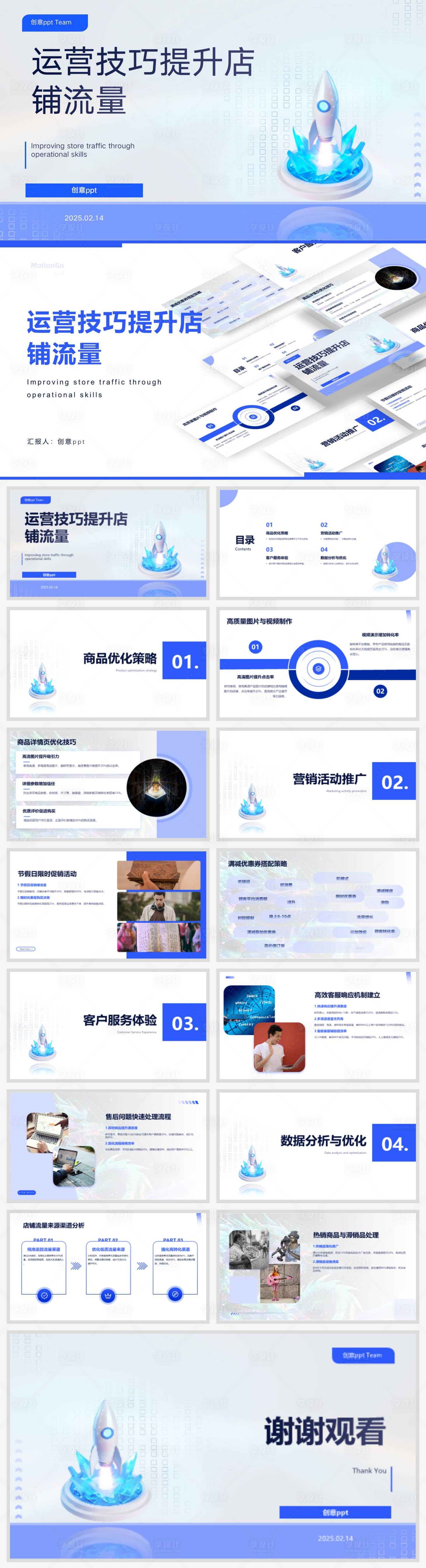 源文件下载【享设计】搜索编号：48520028782226712【运营技巧提升店铺流量PPT】