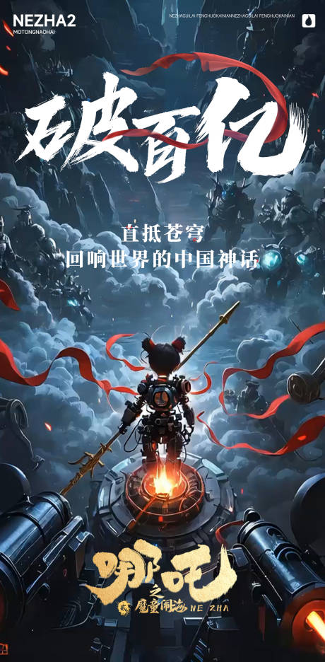 源文件下载【机甲哪吒借势海报】编号：10240028743913538
