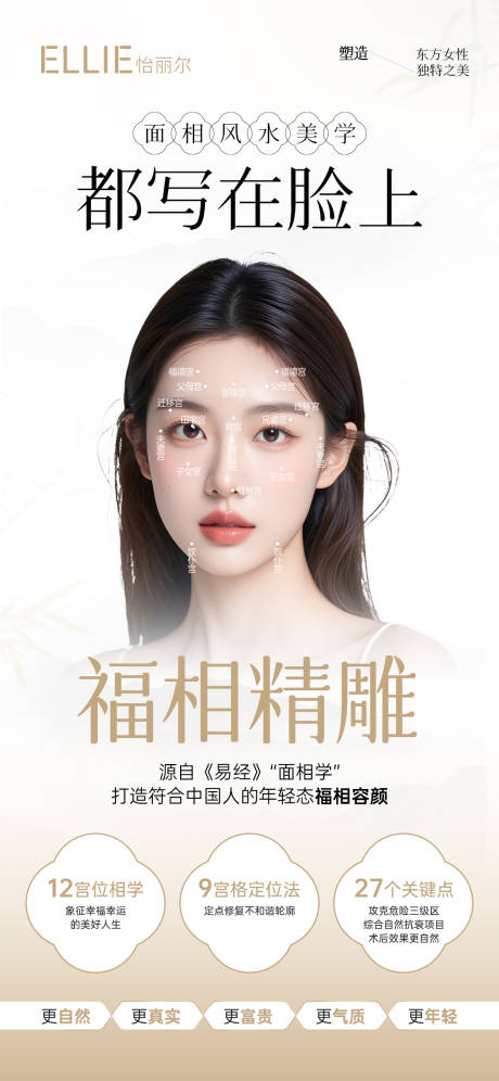 医美福相精雕海报