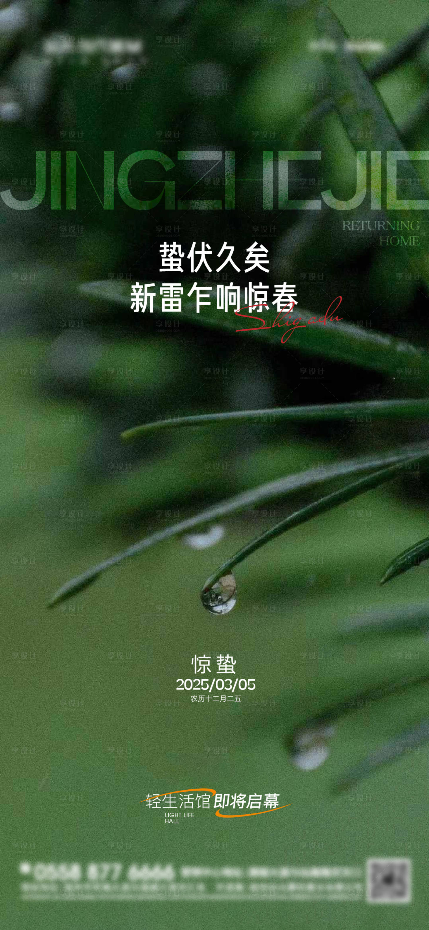 源文件下载【惊蛰意境海报】编号：40920028974978856