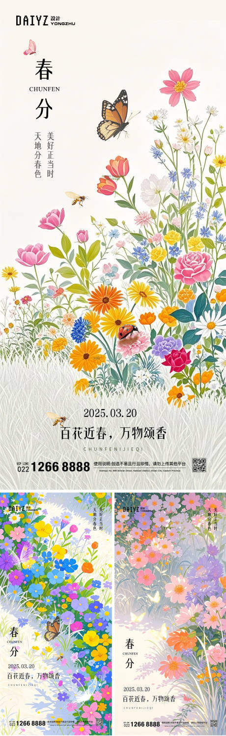 春分节气海报
