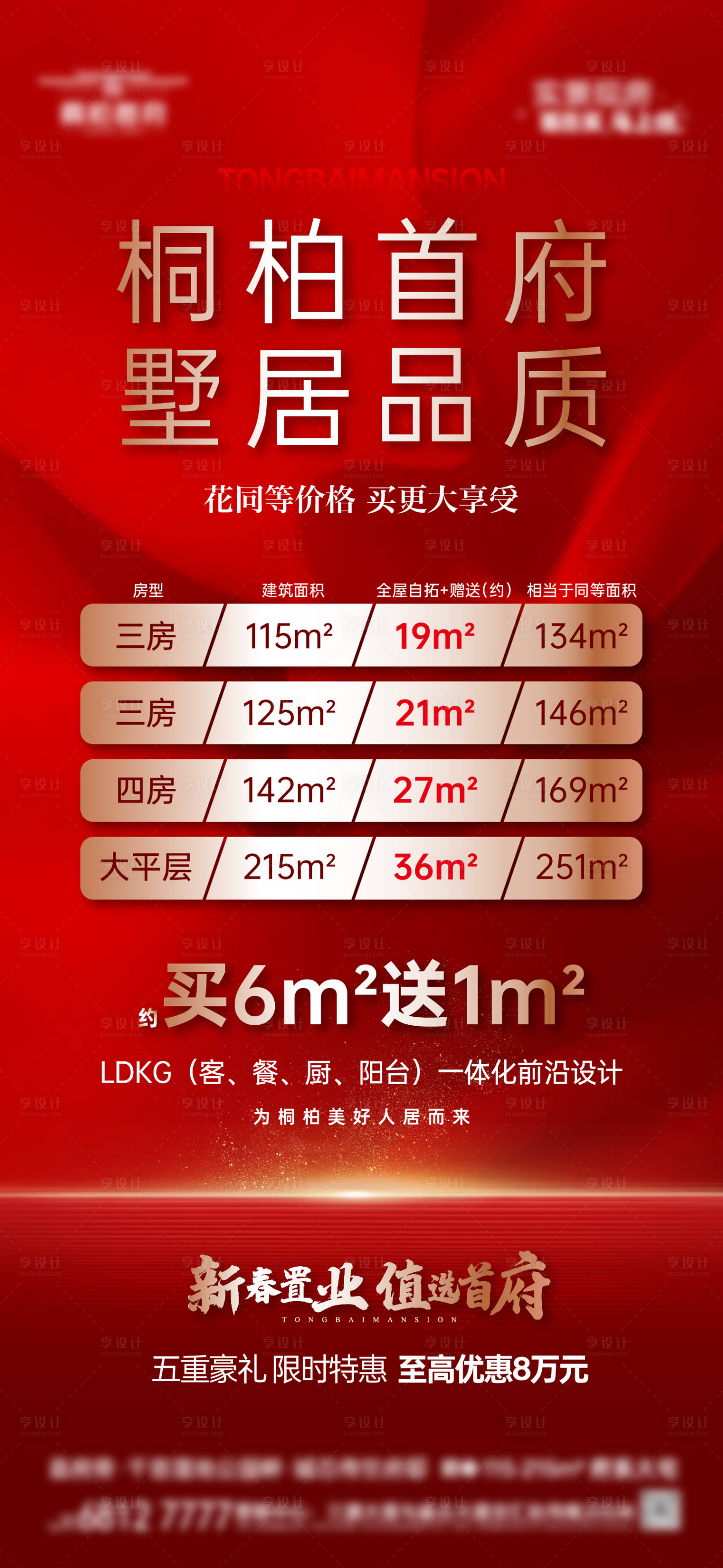 源文件下载【享设计】搜索编号：79530028676209356【地产赠送面积海报】