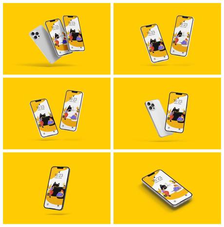 源文件下载【UI手机手机壳界面样机】编号：97720029068561198