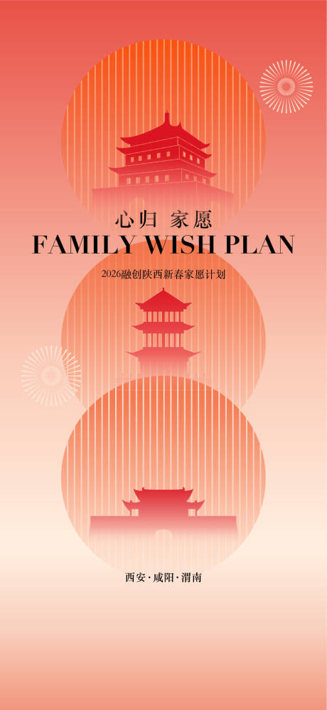 心愿归家地产集团区域宣传海报