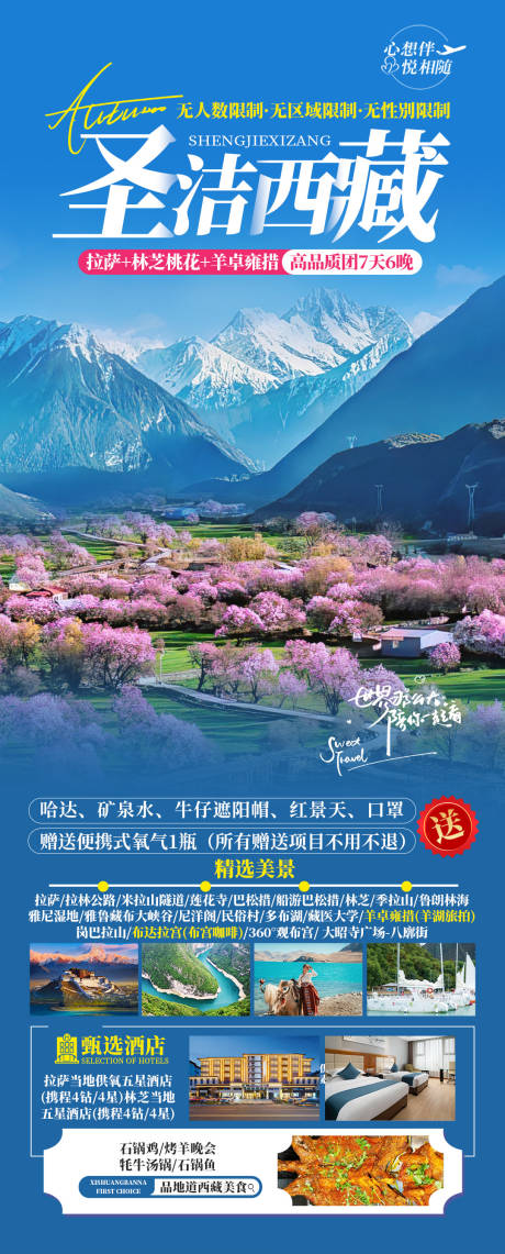 源文件下载【西藏旅游海报】编号：88570028740411919
