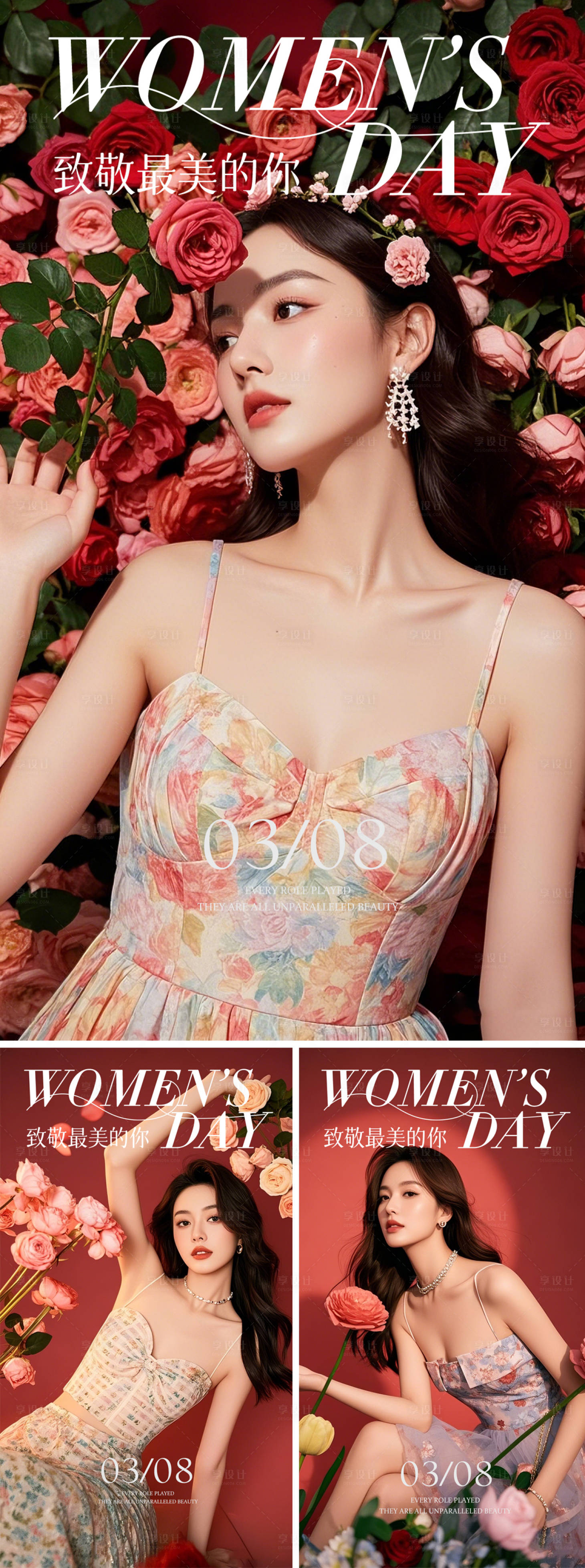 源文件下載【享設計】搜索編號：20240028936431496【醫美38女神節晨圖】