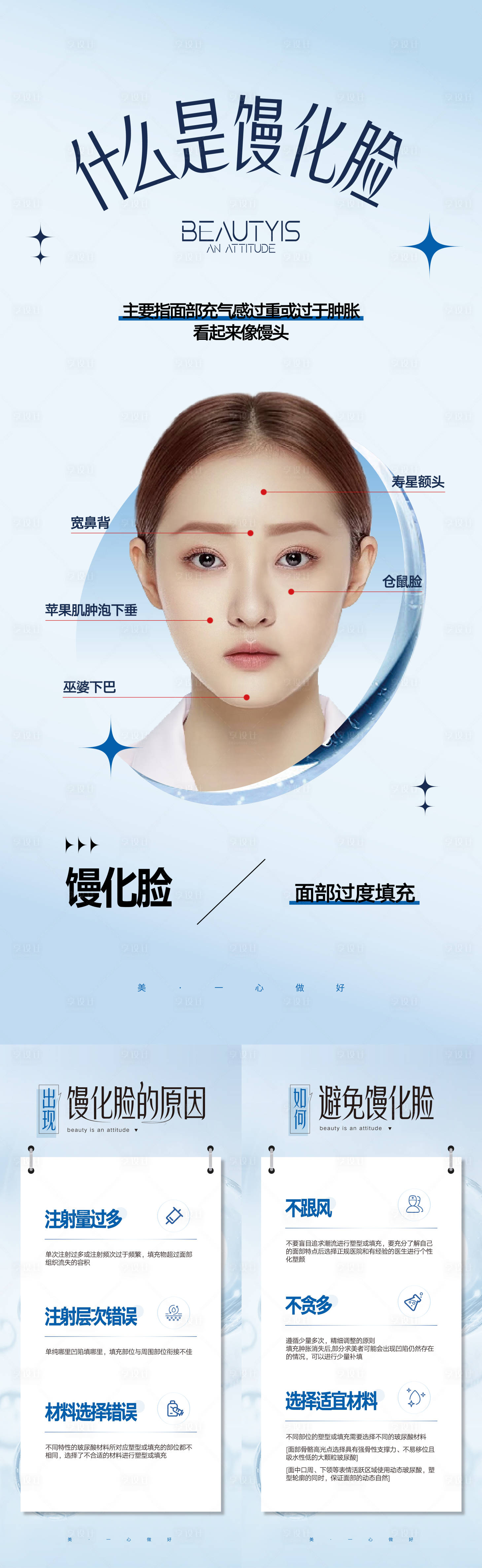 源文件下載【享設計】搜索編號：56740028700138775【醫美科普海報】