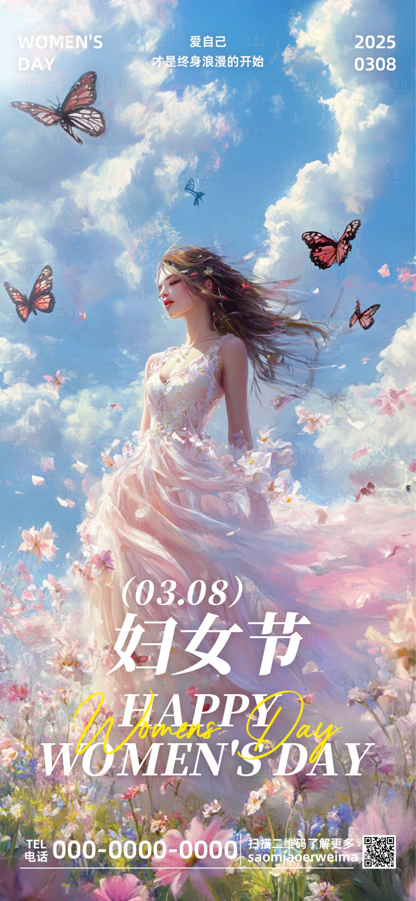 源文件下载【妇女节海报】编号：83010028804843159