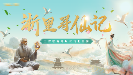 浙江拍摄文旅主题海报