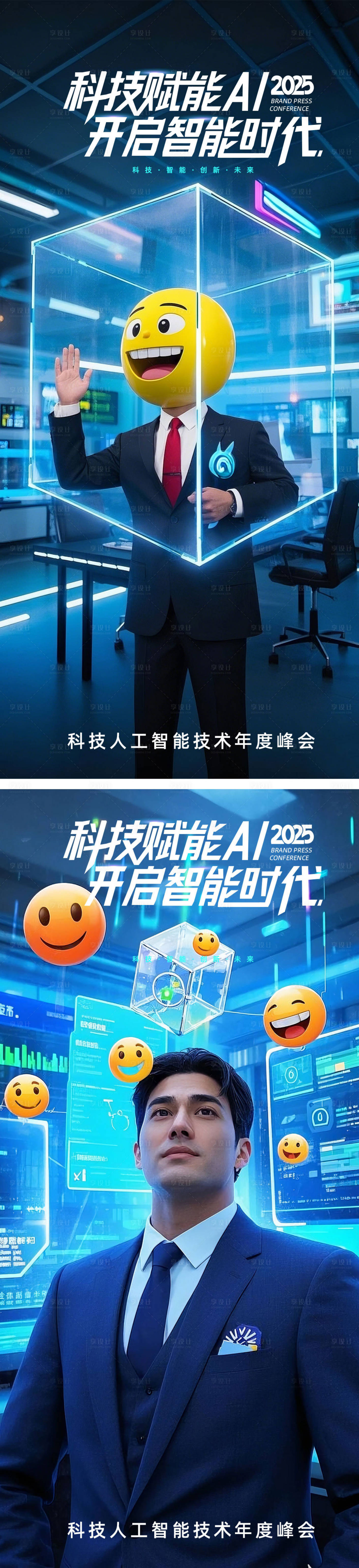 源文件下載【AI科技商務海報】編號：63930028999526029