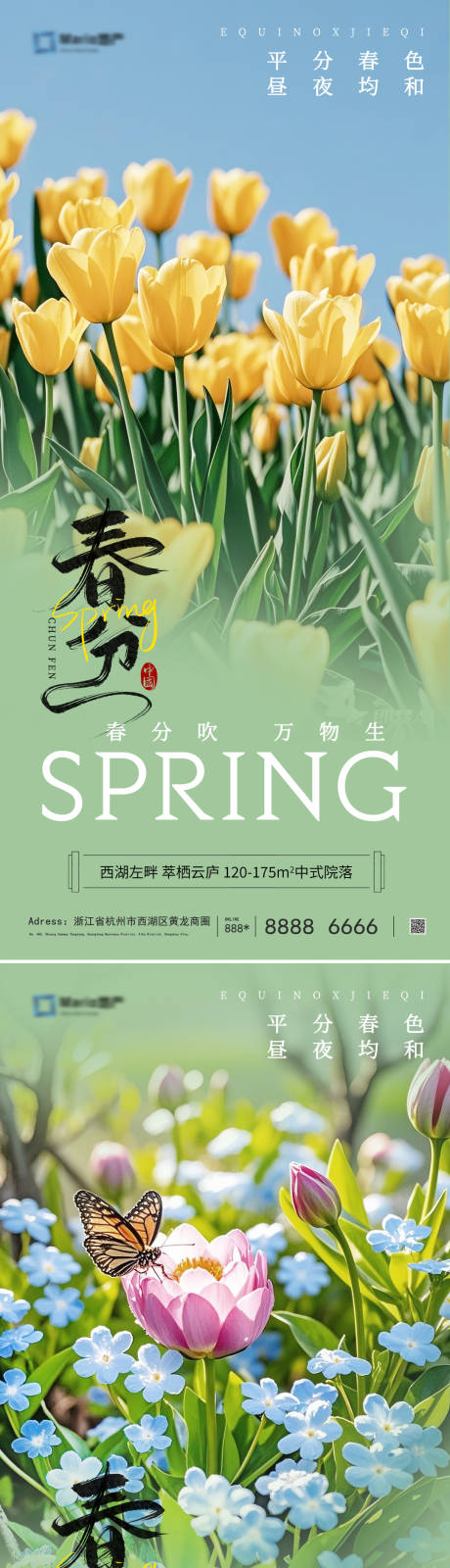 源文件下载【春分二十四节气海报】编号：44210028837676784