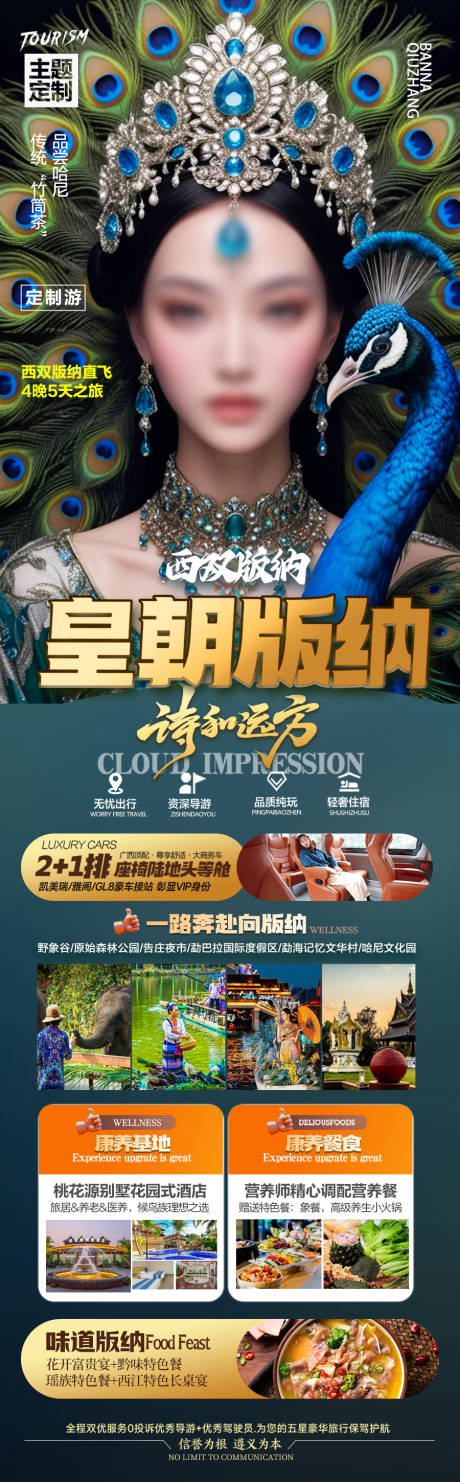 源文件下载【西双版纳云南旅游海报】编号：50150028726711746
