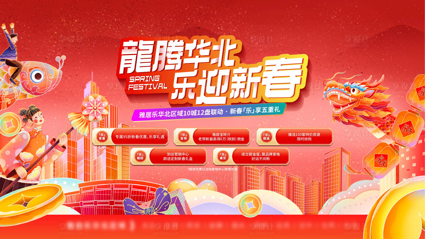 源文件下載【享設(shè)計】搜索編號：54240028708471523【地產(chǎn)新年展板】