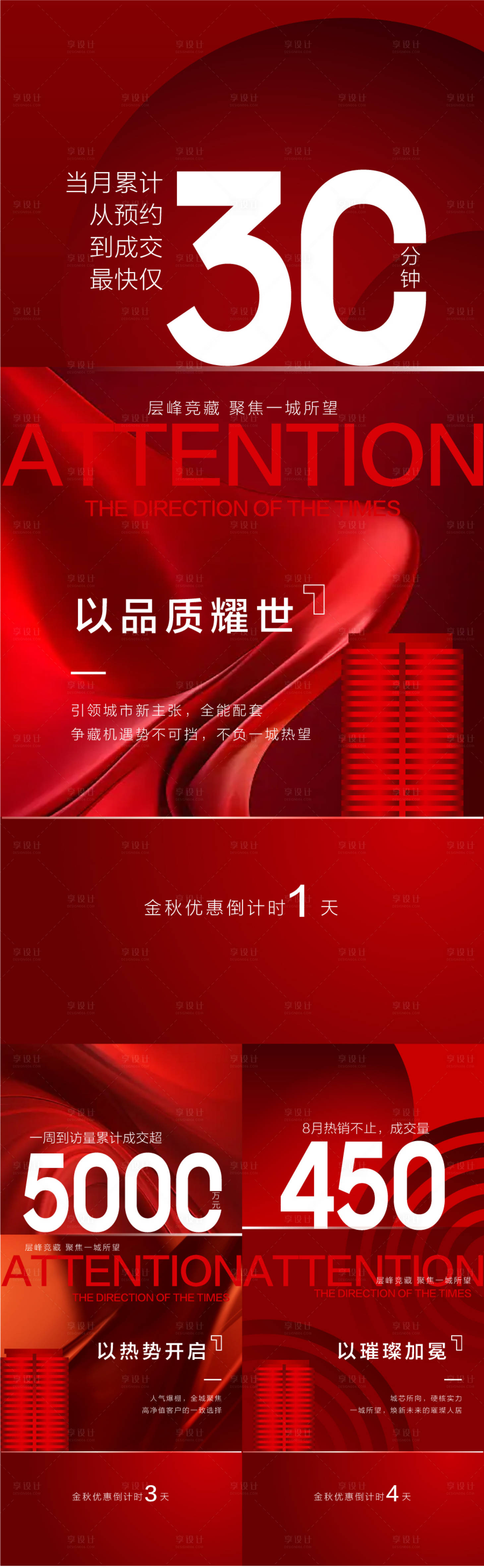 源文件下載【享設計】搜索編號：24620028591755714【地產成交熱銷數據海報】