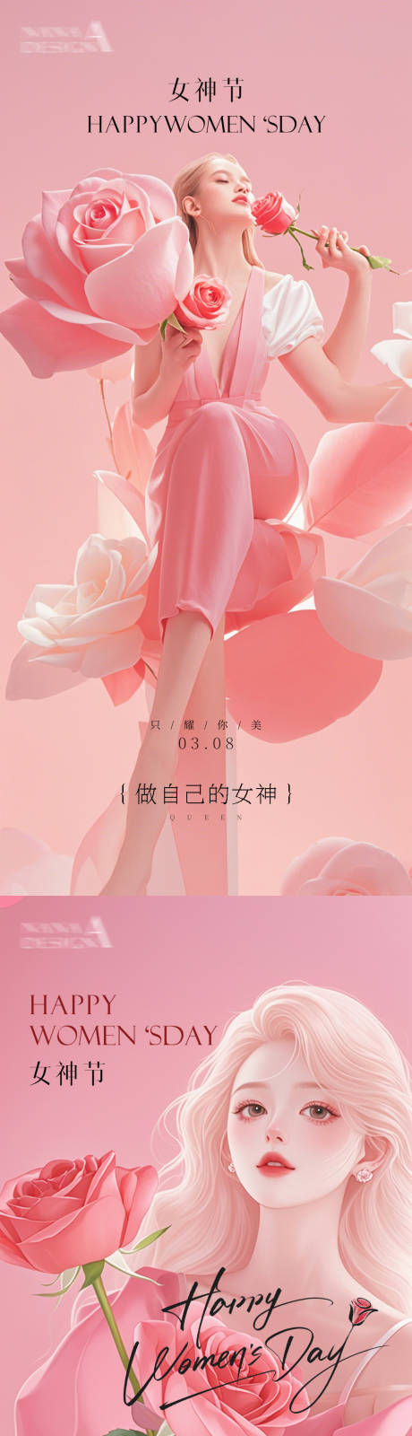 源文件下载【享设计】搜索编号：92570028749373347【女神节海报】