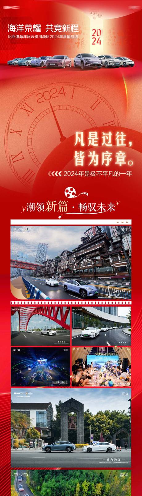 汽车收官总结开工长图