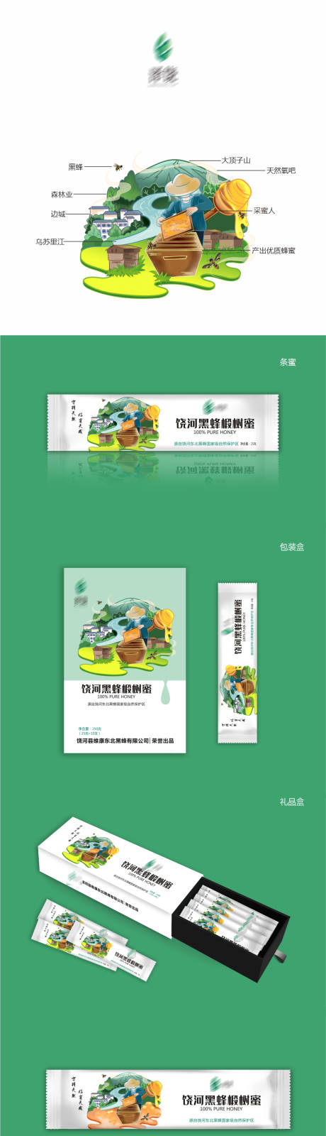 源文件下載【享設計】搜索編號：46200028879321271【饒河黑蜂椴樹蜜】