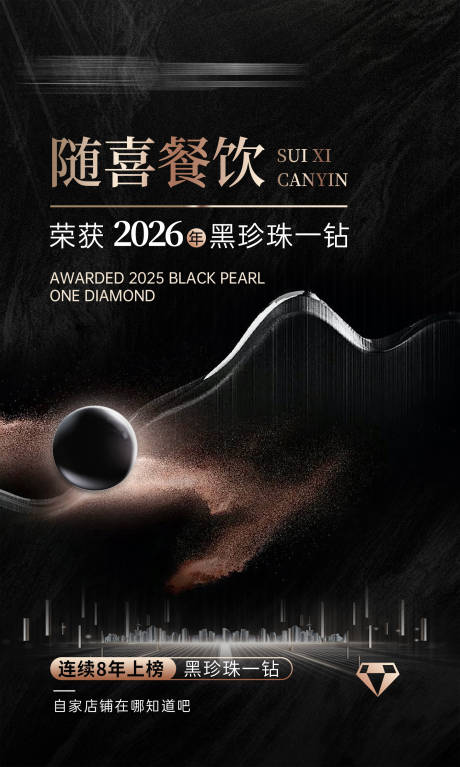 源文件下载【享设计】搜索编号：41600028993408569【餐饮获奖海报】