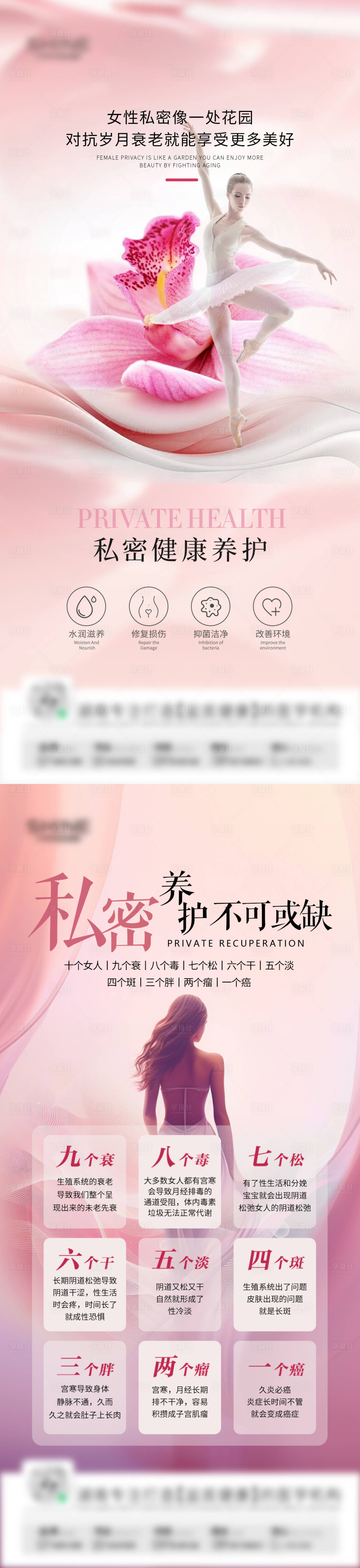 源文件下载【享设计】搜索编号：69140028927735285【私密医美科普海报】