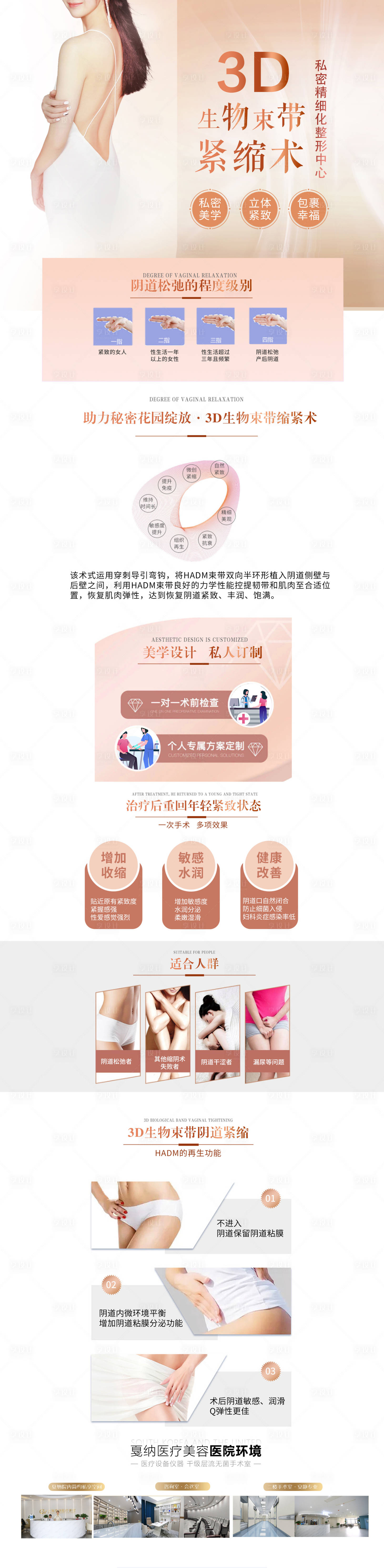 源文件下载【享设计】搜索编号：39070028931697959【医美私密整形3D紧致术详情页科普】