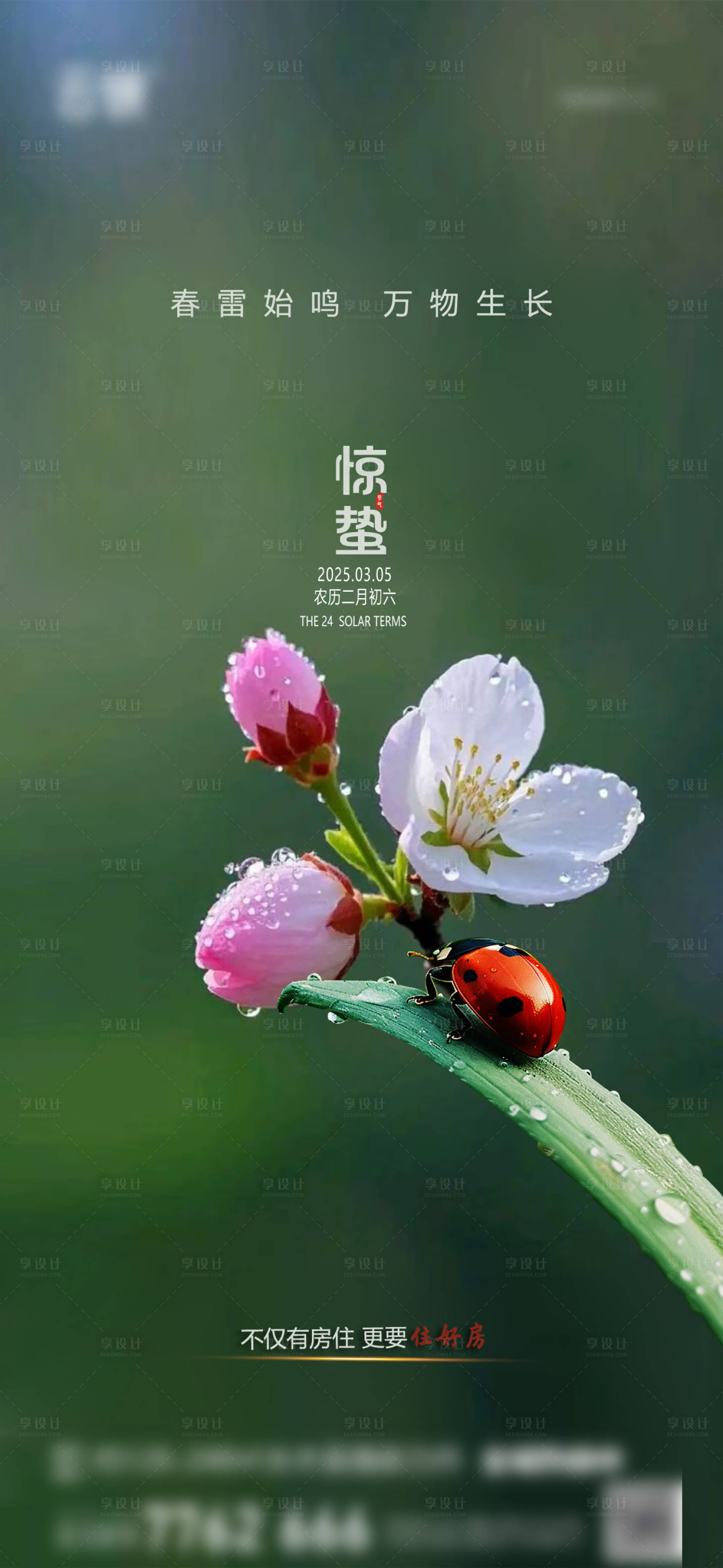源文件下載【享設計】搜索編號：31220028837718273【房地產現房驚蟄節氣海報】