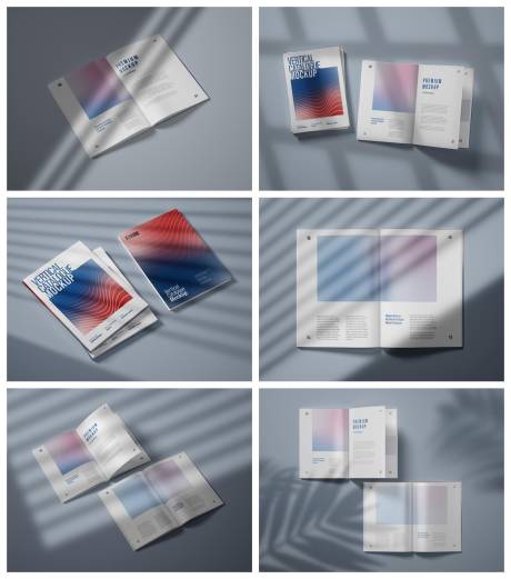 源文件下载【享设计】搜索编号：44510029020657223【册页宣传册册子杂志样机】