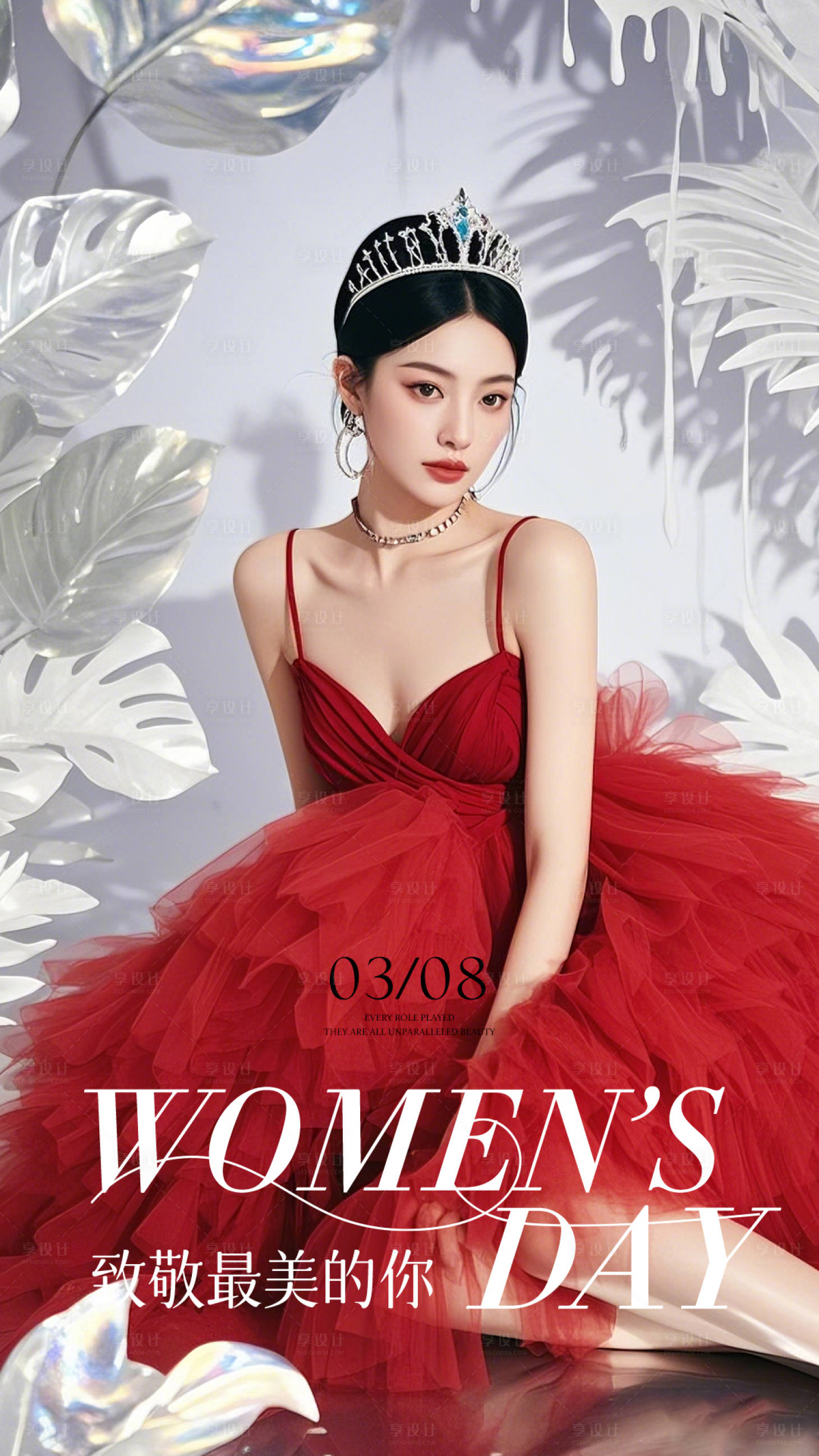 源文件下載【享設(shè)計】搜索編號：69780029072724854【女神節(jié)早安晨圖】