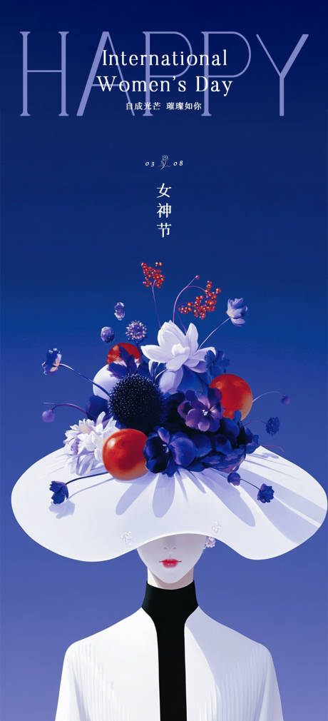 源文件下载【女神节海报】编号：19840028939672132