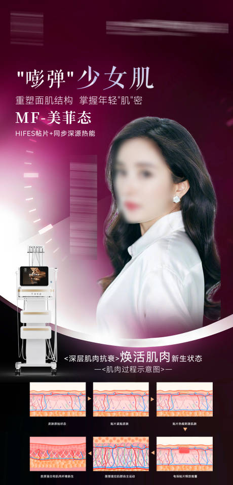 源文件下載【醫(yī)美儀器海報(bào)】編號(hào)：54850029057691013