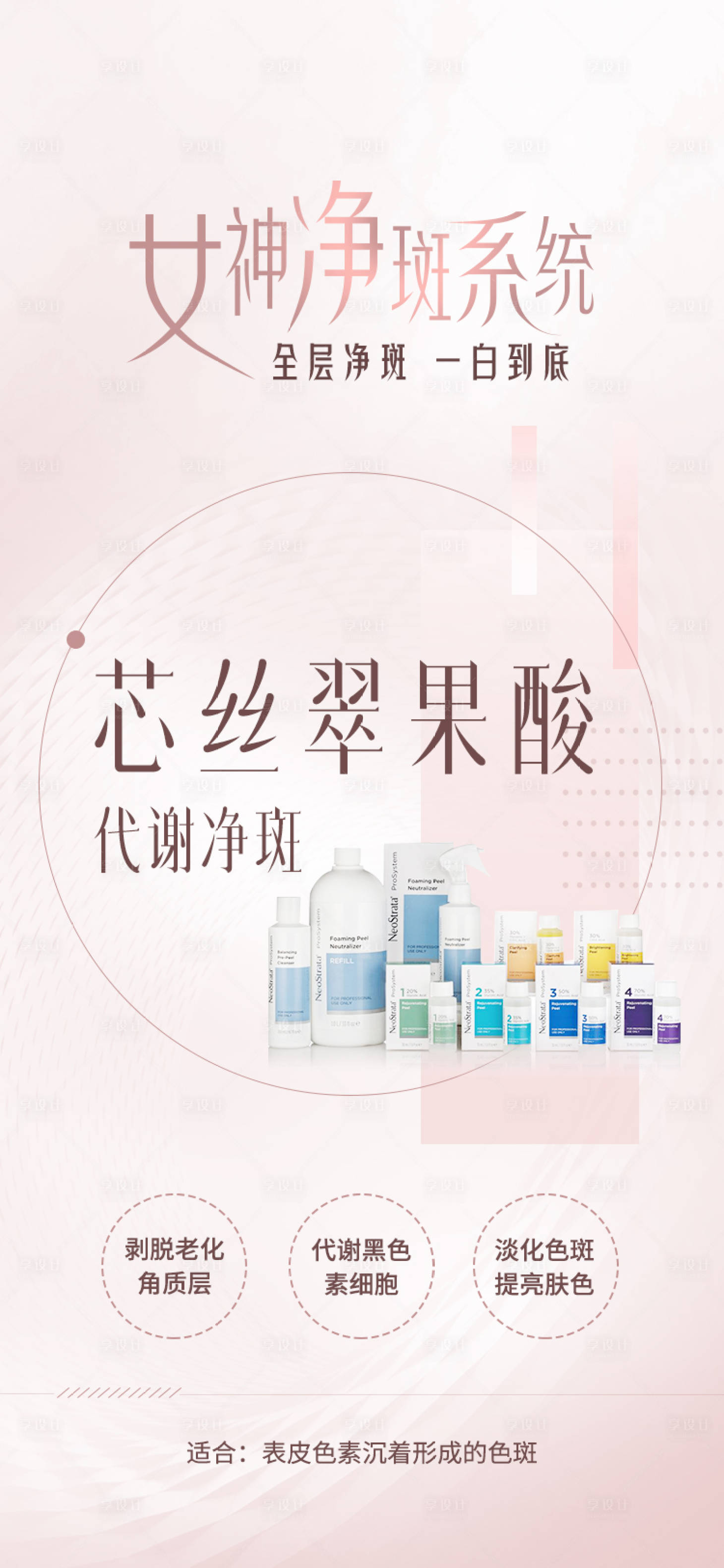 源文件下載【芯絲翠果酸醫美產品海報】編號：45970028850744534