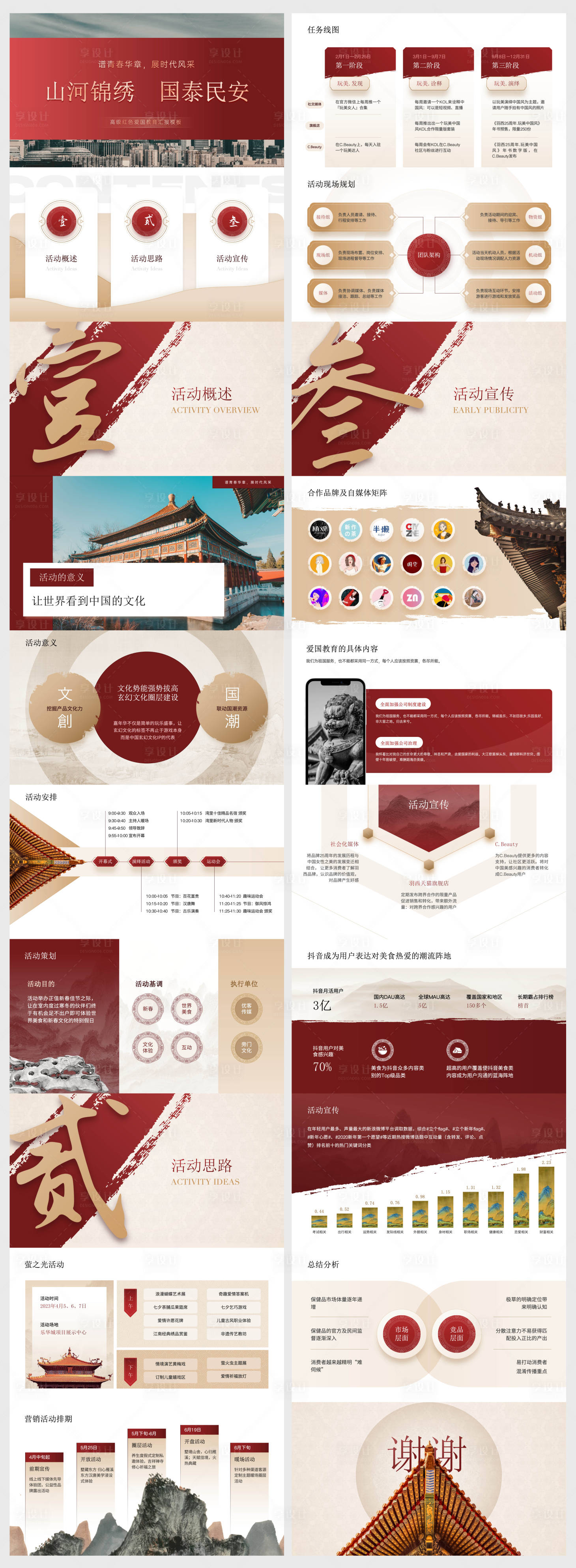 源文件下載【享設(shè)計】搜索編號：18860029034136632【紅色中國風(fēng)活動運(yùn)營主題ppt】
