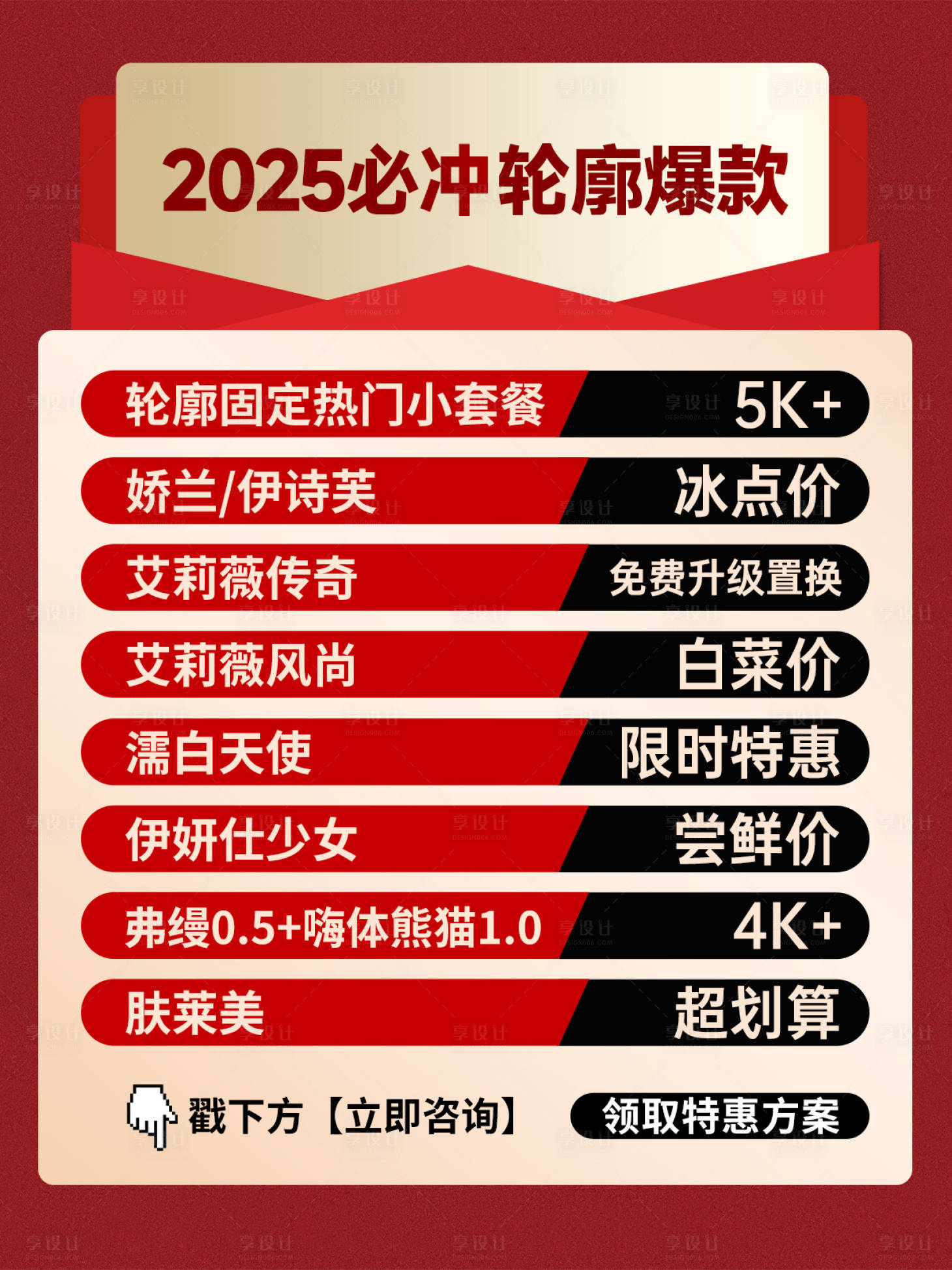 源文件下载【医美项目海报轮廓固定】编号：34930028955812694