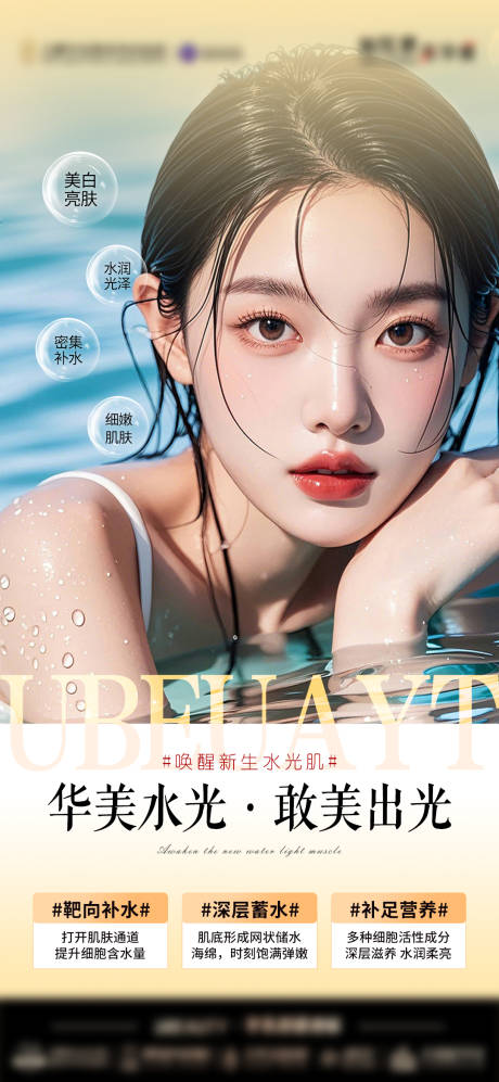 源文件下载【医美水光玻尿酸海报】编号：65720028766156052