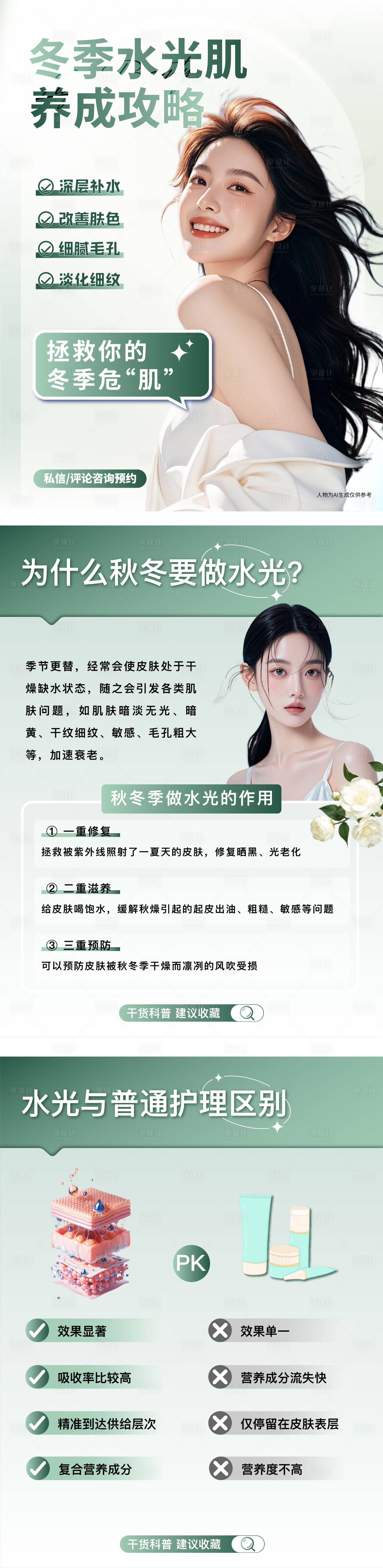 源文件下載【享設計】搜索編號：39640028737917437【醫美水光肌小紅書科普】